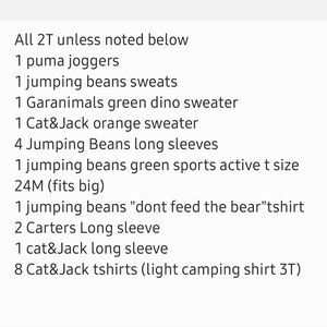 Boys 2T Lot 21 Items!